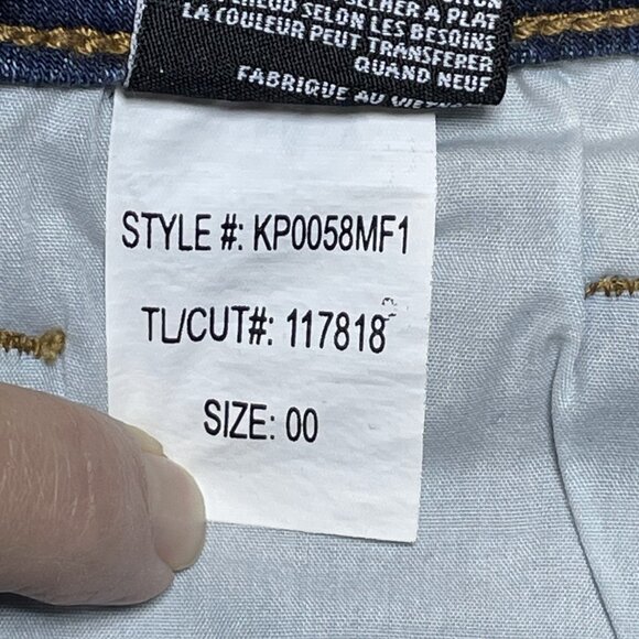 Kut from the Kloth Connie Ankle Skinny Womens 00 Denim Blue Jeans 25x26 NWT - Picture 16 of 16